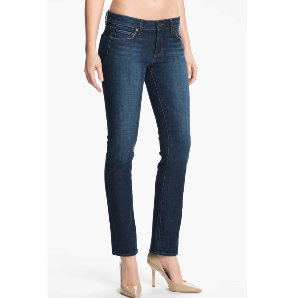 PAIGE 'Kelsi' Straight Leg Stretch Jeans